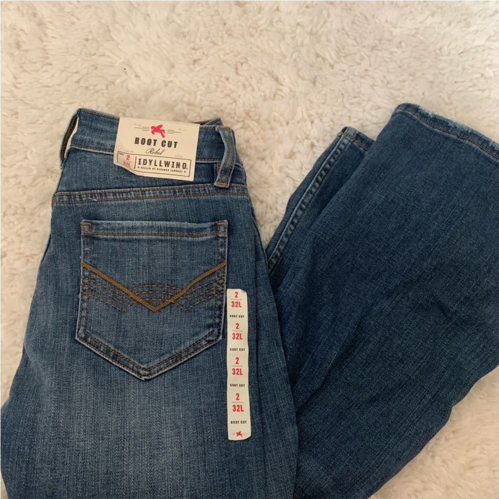 Idyllwind Distressed Miranda Lambert Bootcut Jeans size 2 and 32” long
